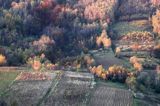 widok ze wzgórza Krzywe Dział, gmina Dydnia, Pogórze Dynowskie