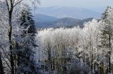 Mrożno, Widok ze stoku Jaworników, Góry Sanocko-Turczańskie