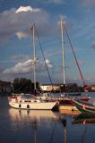 port w Mersrags, Zatoka Ryska, Łotwa Mersrags harbour, Riga Bay, Latvia