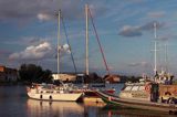 port w Mersrags, Zatoka Ryska, Łotwa Mersrags harbour, Riga Bay, Latvia