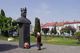 Leżajsk, Rynek, pomnik króla Jagiełły