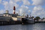 latarnia morska w porcie Liepaja, Łotwa lighthouse in Liepaja harbour, Latvia