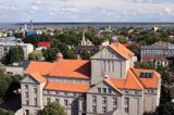 panorama miasta z wieży kościoła Świętej Trójcy, Sv. Trisvienibas baznica, Liepaja, Łotwa a view from Sv. Trisvienibas church, Liepaja, Latvia