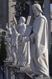Limanowa, figury na krużgankach przy bazylice Matki Boskiej Bolesnej