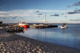 Port na wyspie Livo, Limfjord, Jutlandia, Dania