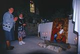 Poświęcenie ikony w cerkwi w Łopience 01.10.2000