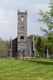 Ruiny kościoła w Lough Key, rejon Górnej Shannon, Irlandia, Lough Key Forest and Activity Park