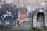 Lublin, Stare Miasto, freski na jednej z kamienic