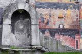 Lublin, Stare Miasto, freski na jednej z kamienic