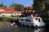 Lübz nad rzeką Elde, Muritz-Elde wasser strasse, Meklemburgia-Pomorze Przednie, Niemcy