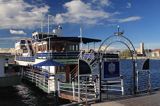 Lulea, restauracja na wodzie, Archipelag Lulea, Szwecja, Zatoka Botnicka