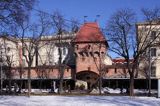 Lwów, Prospekt Swobody, Baszta i mury miejskie, Ukraina