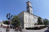 Lwów, rynek iratusz, Ukraina