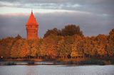 wieża ciśnień w Malborku, rzeka Nogat, żuławy