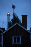 latarnia morska w Marjaniemi na wyspie Hailuoto, Finlandia, Zatoka Botnicka