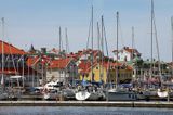 Marstrand, port jachtowy i twierdza. Szwecja Zachodnia, Kattegat