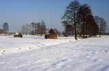 Mazowiecki Park Krajobrazowy, stogi siana