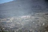 Miasto Plymouth na Montserrat, po wybuchu wulkanu Soufriere Hills, Soufriere na Morzu Karaibskim., Małe Antyle, Montserrat, Karaiby