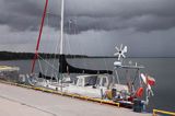 idzie burza, port Montu, wyspa Sarema, Saaremaa, Estonia comming storm, Montu harbour, Saaremaa Island, Estonia