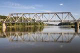 najdłuższy stalowy most kolejowy w Europie - Stany, rzeka Odra