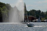 Fontanna w Motala, Jezioro Wattern, Szwecja