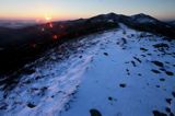 o świcie, Bukowe Berdo, Bieszczady