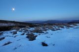 przed świtem, Bukowe Berdo, Bieszczady