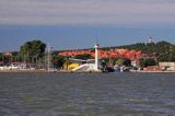 port w Nidzie na Mierzei Kurońskiej, Zalew Kuroński, Neringa, Litwa Nida harbour, Curonian Spit, Curonian Lagoon, Neringa, Lithuania