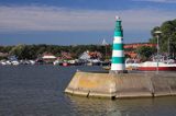 port w Nidzie na Mierzei Kurońskiej, Zalew Kuroński, Neringa, Litwa Nida harbour, Curonian Spit, Curonian Lagoon, Neringa, Lithuania