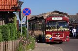 autobus w Nidzie na Mierzei Kurońskiej, Zalew Kuroński, Neringa, Litwa bus, Nida village, Curonian Spit, Curonian Lagoon, Neringa, Lithuania
