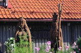 rzeźby w Nidzie na Mierzei Kurońskiej, Zalew Kuroński, Neringa, Litwa Nida village, Curonian Spit, Curonian Lagoon, Neringa, Lithuania