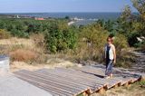 na Parnidzio Kopa w Nidzie na Mierzei Kurońskiej, Zalew Kuroński, Neringa, Litwa Nida village, Curonian Spit, Curonian Lagoon, Neringa, Lithuania