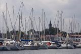 marina w Kröslin, cieśnina Peene - Piana między wyspą Uznam a kontynentalną częścią Niemiec