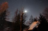 nocne, gwiaździste niebo, Bieszczady