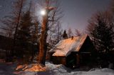 nocne, gwiaździste niebo, Bieszczady