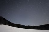 nocne, gwiaździste niebo, Bieszczady