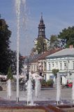 Nowy Sącz, fontanna na Rynku