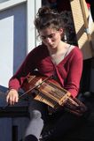 skrzypce klawiszowe, nykelharpa, nyckelharpa, koncert na wyspie Norrbyskar, Szwecja, Zatoka Botnicka