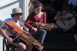 skrzypce klawiszowe, nykelharpa, nyckelharpa, koncert na wyspie Norrbyskar, Szwecja, Zatoka Botnicka