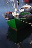 łódź rybacka w porcie rybackim Boda na Olandii, Szwecja