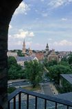 Opole, panorama z wieży zamku