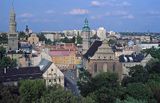 Opole, widok z wieży zamku