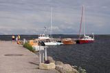 port Orissaare, wyspa Sarema, Saaremaa, Estonia Orissaare harbour, Saaremaa Island, Estonia