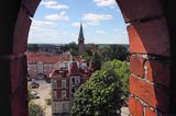 Ostróda, widok z wieży