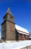 zabytkowy kościół we wsi Ostrykół, Mazury