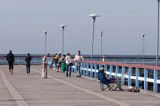 na molo, Palanga, Pałąga, Litwa, Bałtyk pier, Palanga, Lithuania