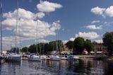 port jachtowy w Parnu, Estonia Marina in Parnu, Estonia