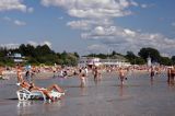 plaża w Parnu, Parnawa, Estonia a beach in Parnu, Estonia