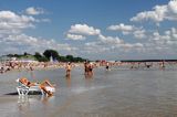 plaża w Parnu, Parnawa, Estonia a beach in Parnu, Estonia