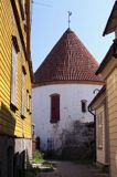 Czerwona Wieża w Parnu, Parnawa, Estonia Red Tower in Parnu, Estonia